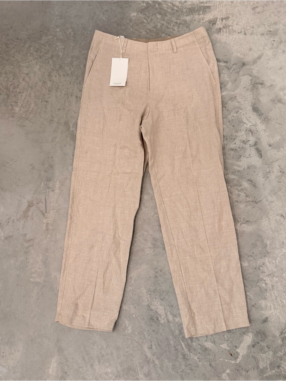 COS Straight-Leg Linen Blend Pants